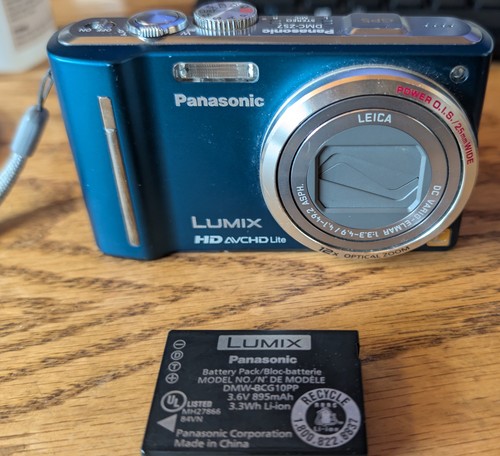 Panasonic lumix blue - blue, dmc-zs7